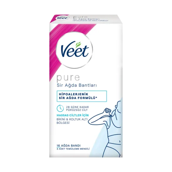 Veet Pure 16'lı Bikini&Koltuk Altı Ağda Bandı