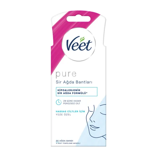 Veet Pure 20'li Yüz Ağda Bandı