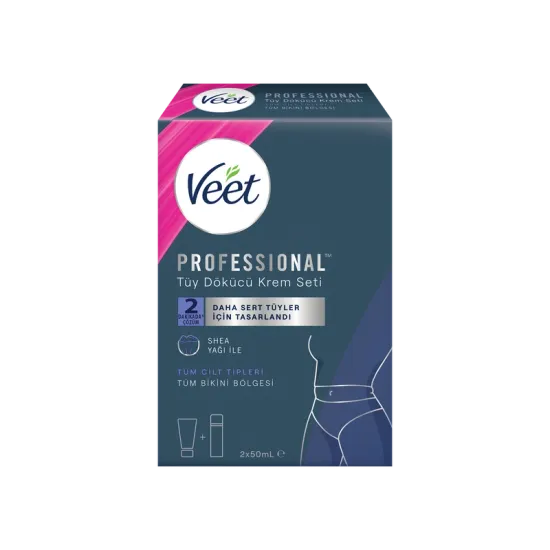 Veet Professional Bikini Bölgesi Tüy Dökücü Krem Seti